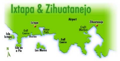 Map of Ixtapa & Zihuatanejo