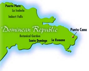 Map of Dominican Republic