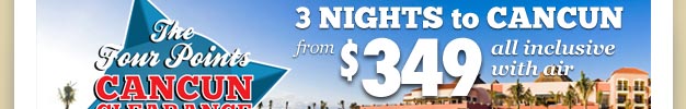 The Best Pricing to Cancun from Chicago, Milwaukee, St. Louis, AND Kansas City!