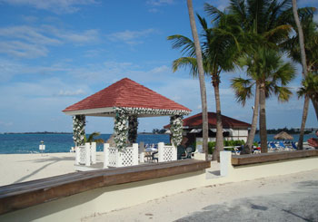Brook Martin And Shaun Quinlan Destination Wedding Breezes Bahamas Wedding Gazebo