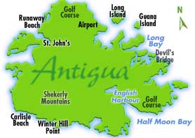 Antigua Map