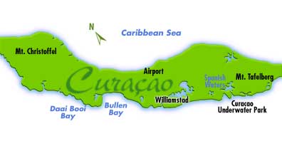 Curacao Map