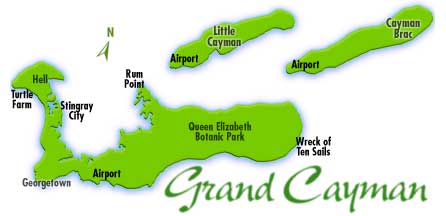 Grand Cayman Map