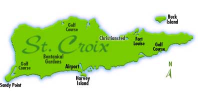 St. Croix Map